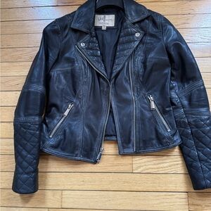 Wilson’s Leather Vintage Styled Black Leather Jacket